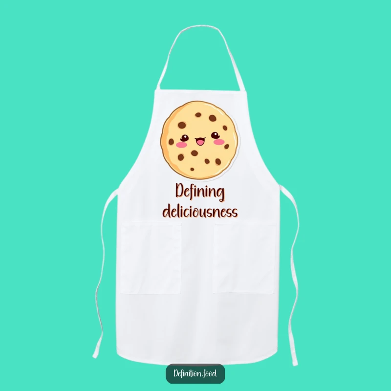 Funny Cookie Definition Apron - Playful Chef Character Kitchen Gift