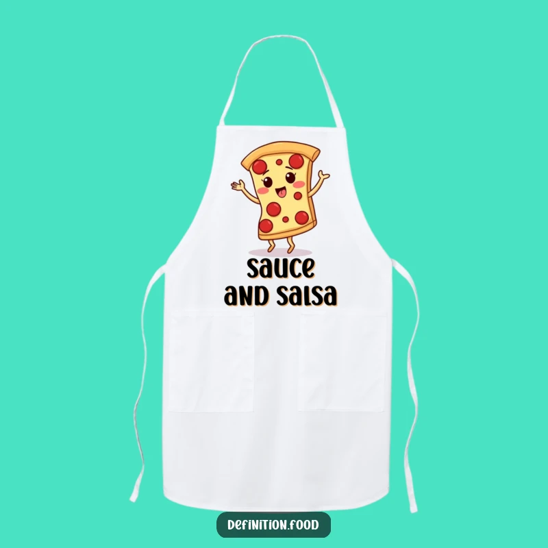 Funny Pizza Tango Apron - Cook Up Some Laughs in the Kitchen