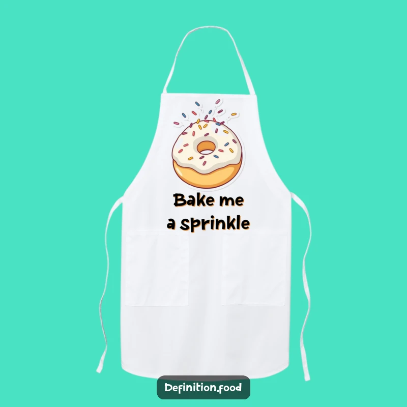 Funny Sprinkle Doughnut Apron: Cook and Bake with Deliciously Humorous Flair