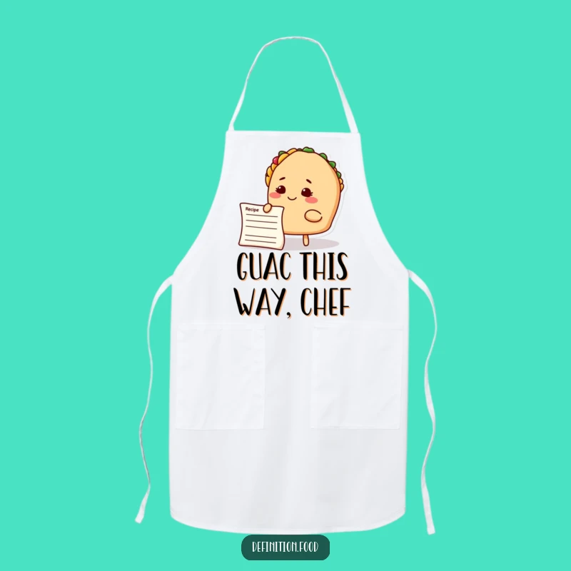 Funny Taco Chef Apron: Culinary Comedy Masterpiece, Practical Humorous Kitchen Gift