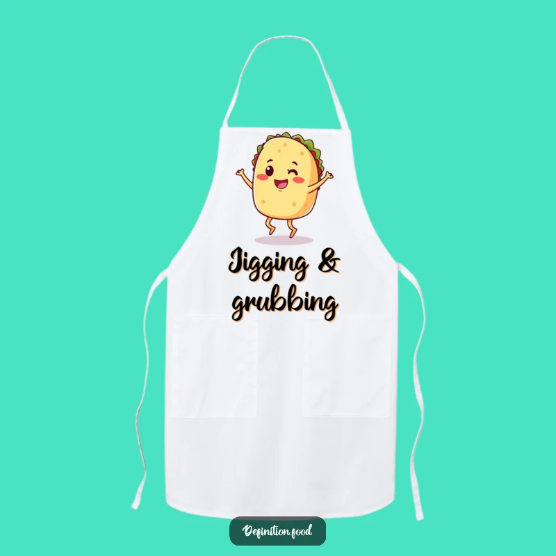 Funny Taco Jig Apron: Cook and Laugh in Style!