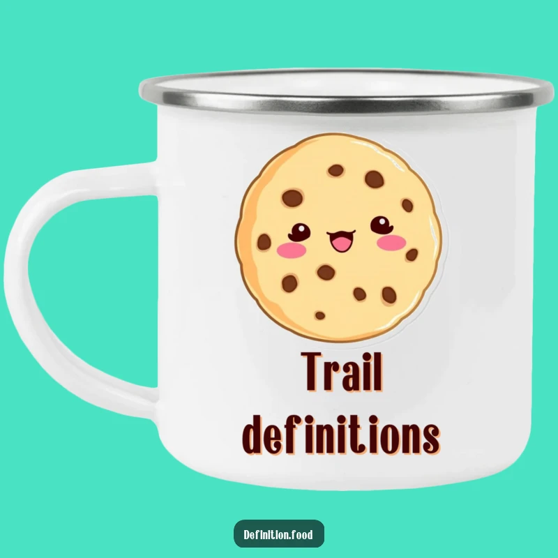 Funny Cookie Definition Camping Mug - Playful Character Adventure Gift