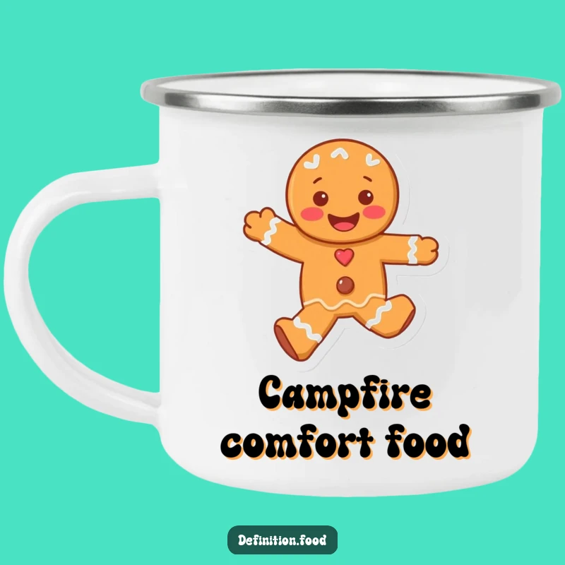Funny Gingerbread Man Camping Mug: Your Joyful Holiday Companion Gift