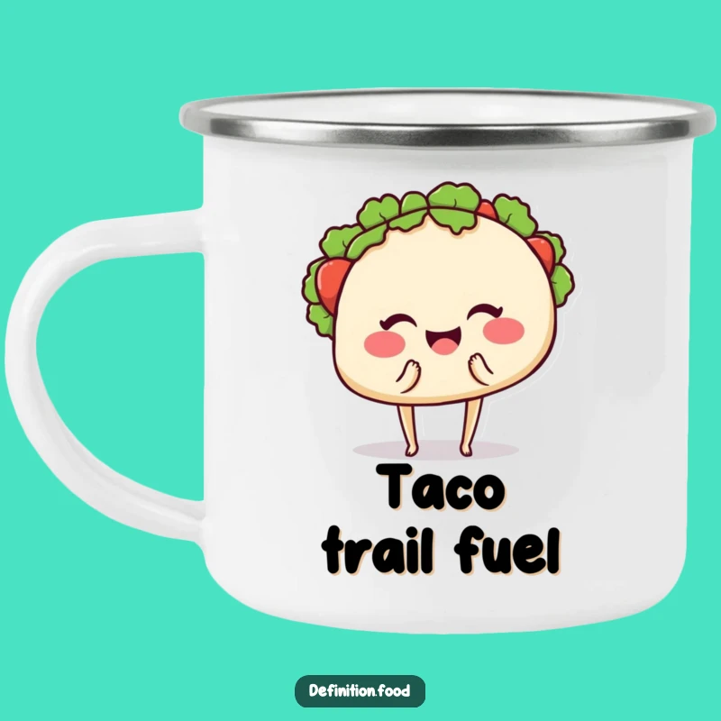Funny Taco Hug Camping Mug - Fiesta Fuel for Your Adventures