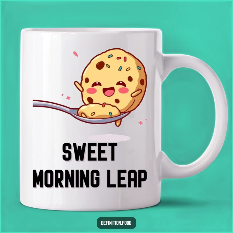 Funny Cookie Jump Mug: Sweet Surprise, Perfect Gift!
