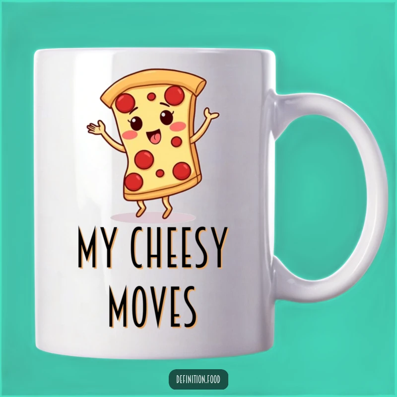 Funny Giggling Pizza Tango Dancer Mug - A Hilarious Gift for Food Lovers