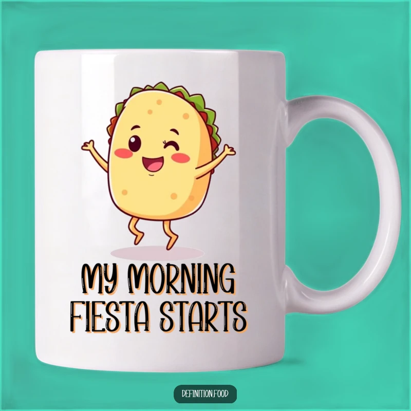 Funny Taco Jig Mug: A Hilarious Foodie Gift for Taco Lovers