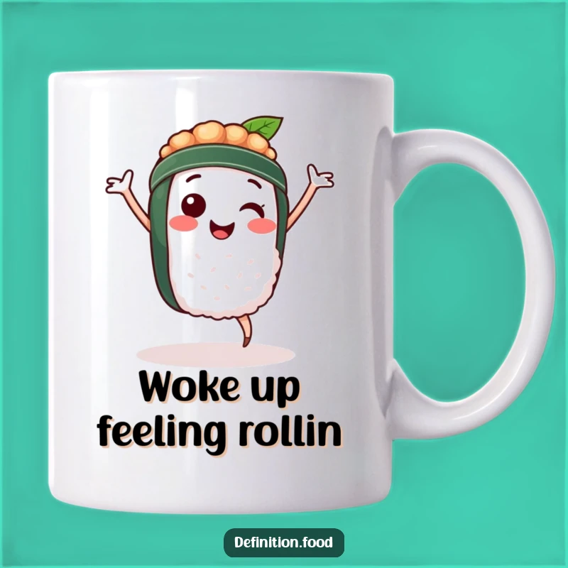 Funny Sushi Dancer Mug: A Hilarious Gift for Foodies Who Love to Roll with Laughter