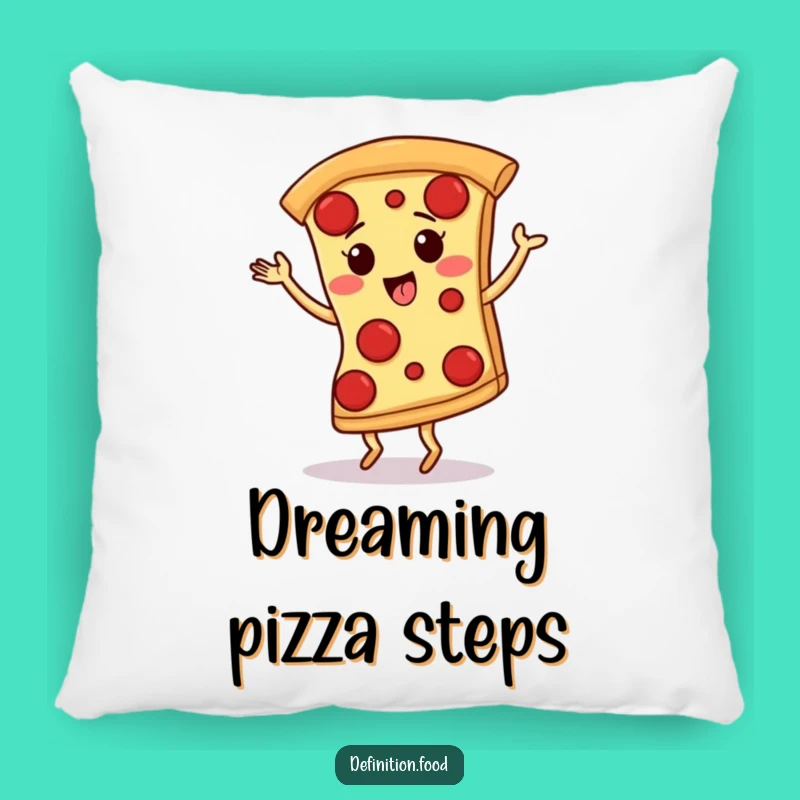 Funny Pizza Tango Pillow - Snuggle Up With a Slice of Happiness