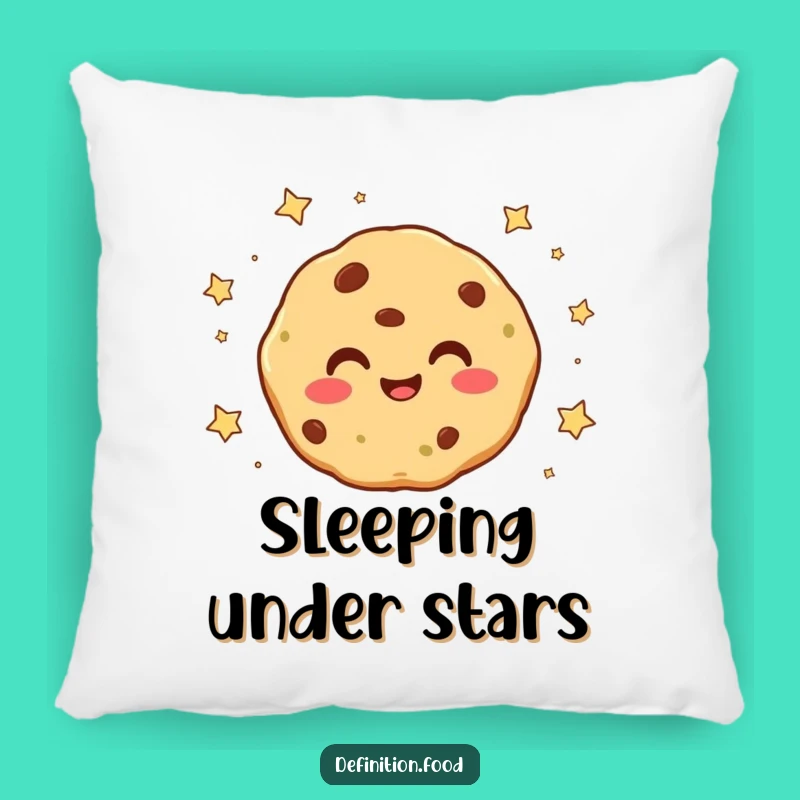Funny Cookie Pillow - Smiling Star Comfort Gift