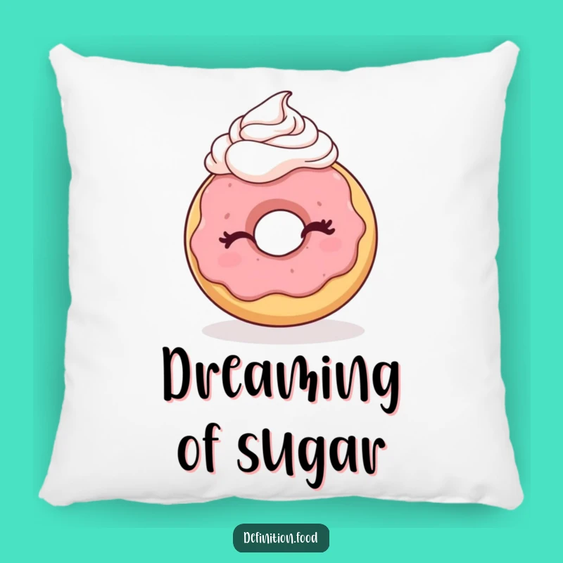 Funny Winking Donut Pillow: Cuddle Up with Sweetness and Humorous Comfort