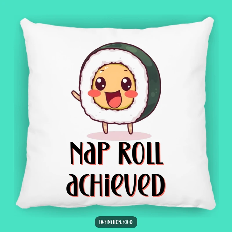 Funny Sushi Bounce Pillow: Cuddle Up with Happiness