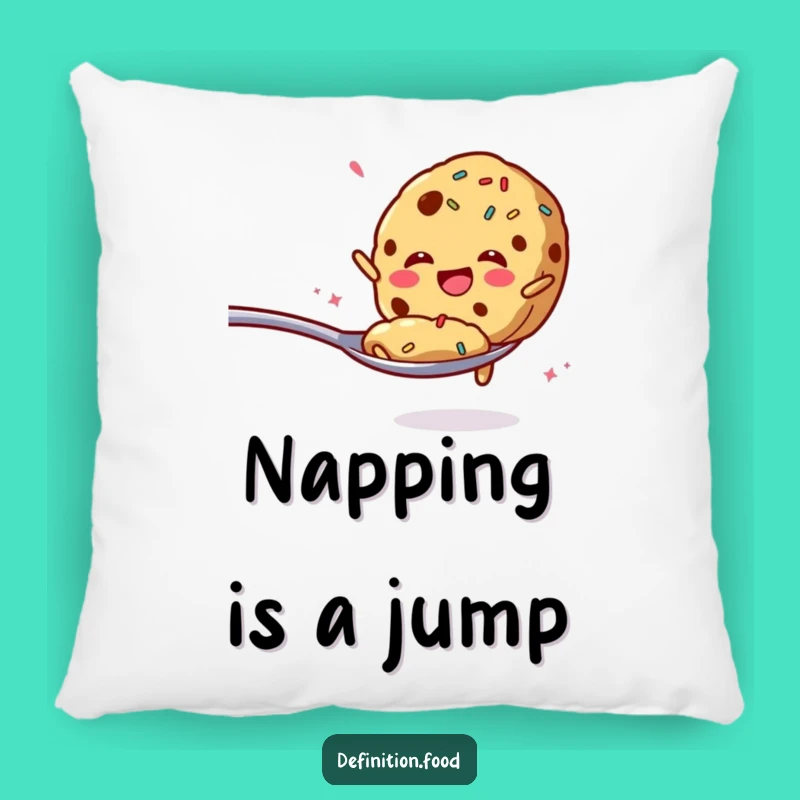 Funny Cookie Jump Pillow: Cuddle Up with Sweetness