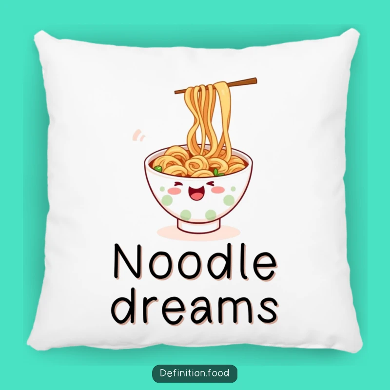 Funny Wiggling Ramen Pillow - Cozy Noodle Character Cushion for Fun