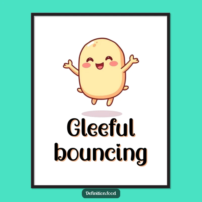 Funny Macaroni Bounce Digital Art, Instant Playful Decor, Perfect Humorous Gift