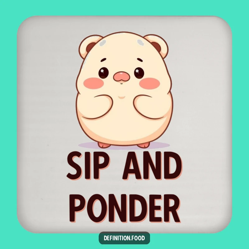 Funny Dumpling Thoughtful Coaster - Proud Character Table Protector Gift