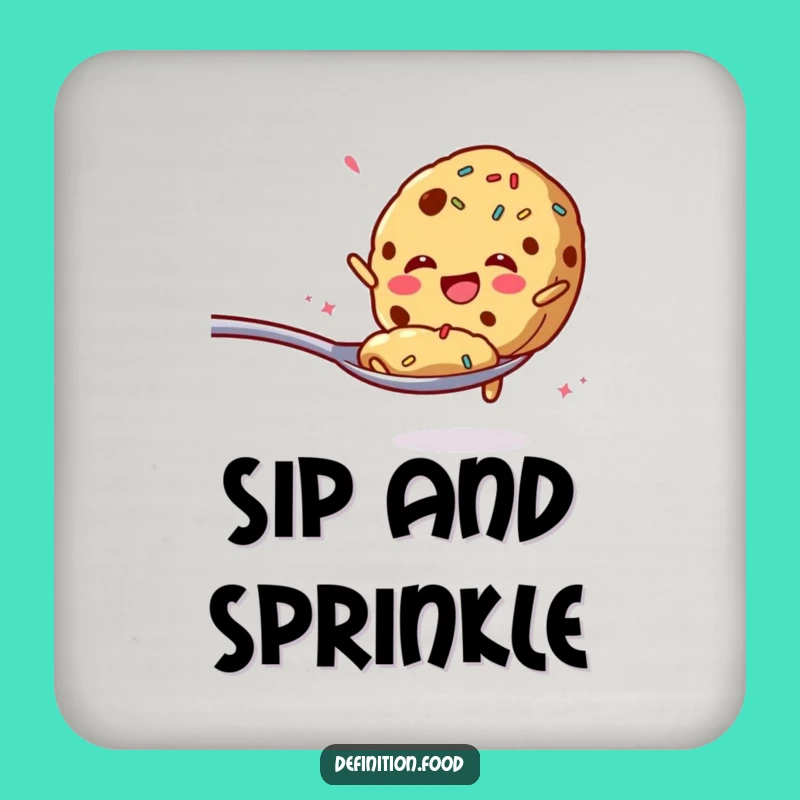 Funny Cookie Jump Coaster: Protect Surfaces with Sweetness