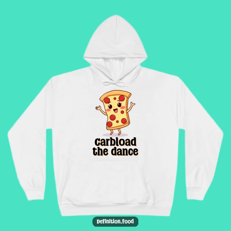 Cozy Funny Pizza Tango Hoodie - Warm Up With a Slice of Laughter