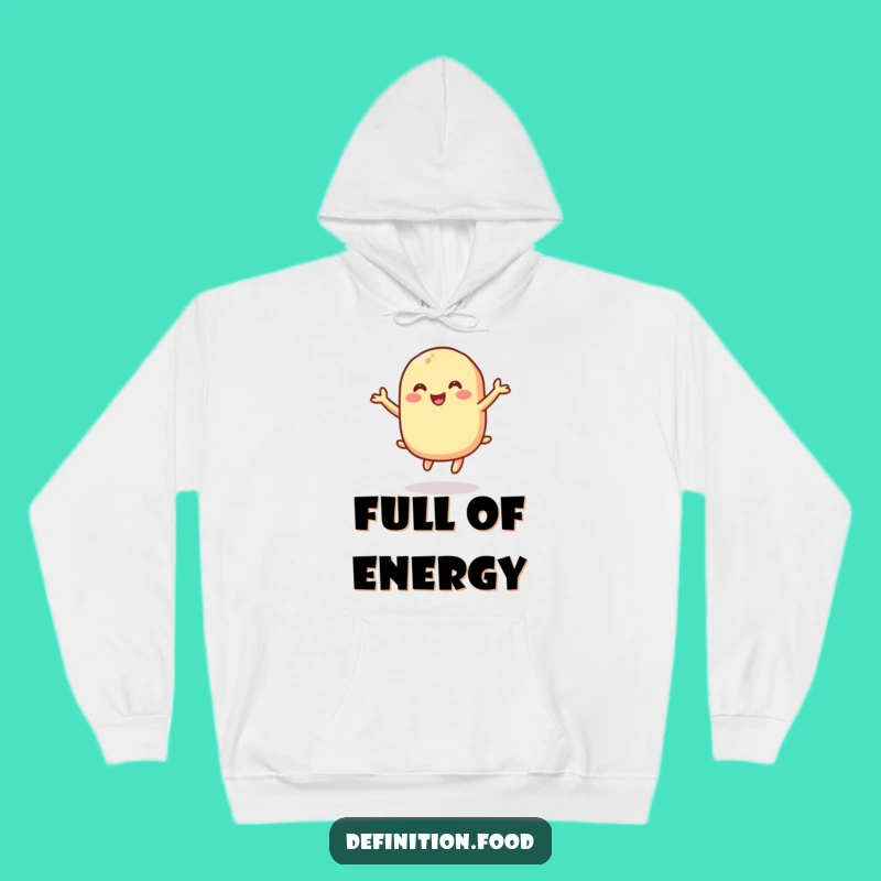 Funny Macaroni Bounce Hoodie, Cozy Pasta Comfort, The Perfect Humorous Gift