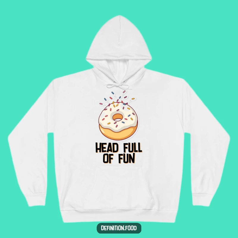 Cozy Funny Sprinkle Doughnut Hoodie: Your Warm Hug of Deliciously Humorous Comfort
