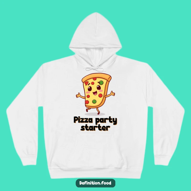 Funny Pizza Jig Hoodie - Cozy Up with Cheesy Fun!