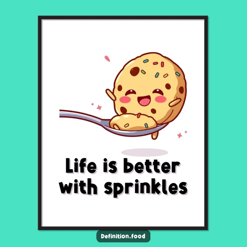 Free Printable Wall Art: Funny Cookie Decor - Downloadable Whimsical Art for Kitchens