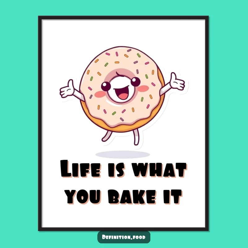 Free Printable Donut Sprinkle Wall Art - Playful Downloadable Decor