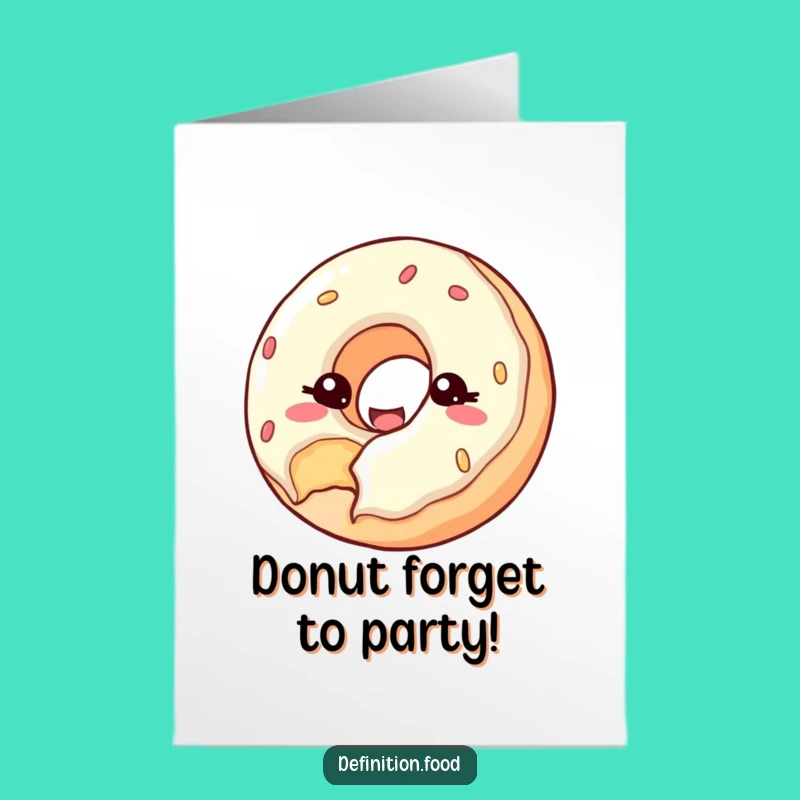 Free Printable Donut Birthday Card - Funny Downloadable Greeting for a Sweet Day
