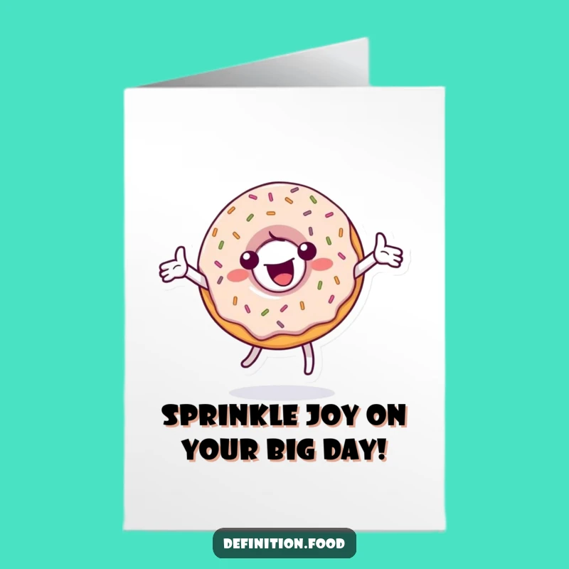 Free Printable Donut Birthday Card - Playful & Funny Downloadable Gift Idea