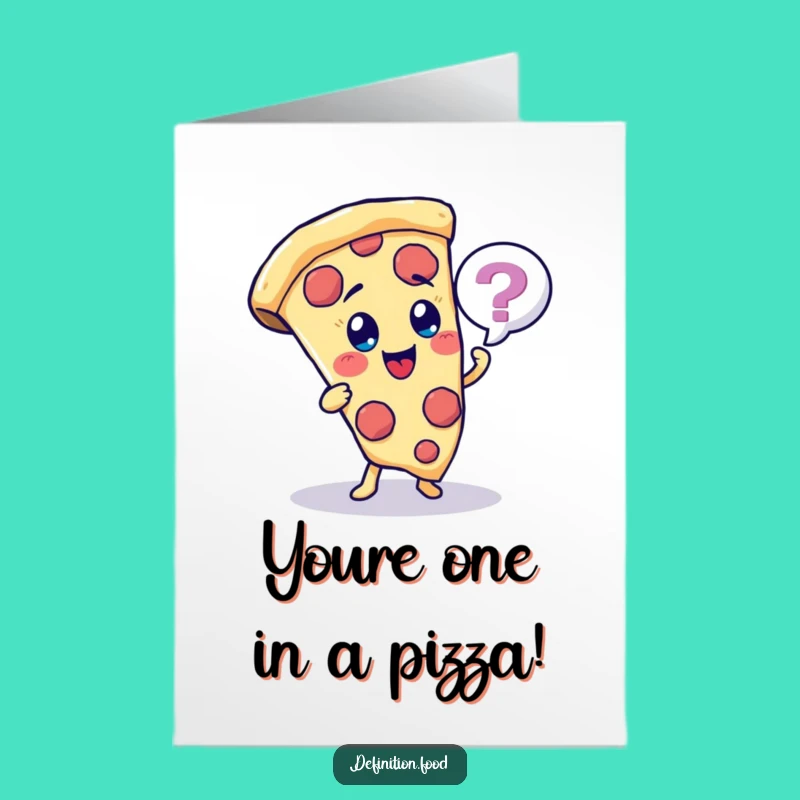 Free Printable Congrats Card: Pizza Quiz Celebrates Your Winning Streak