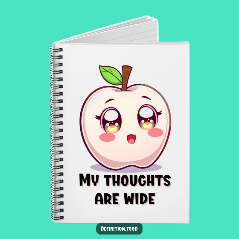 Funny Surprised Candy Apple Notebook: Jot Down Your Astonishing Ideas