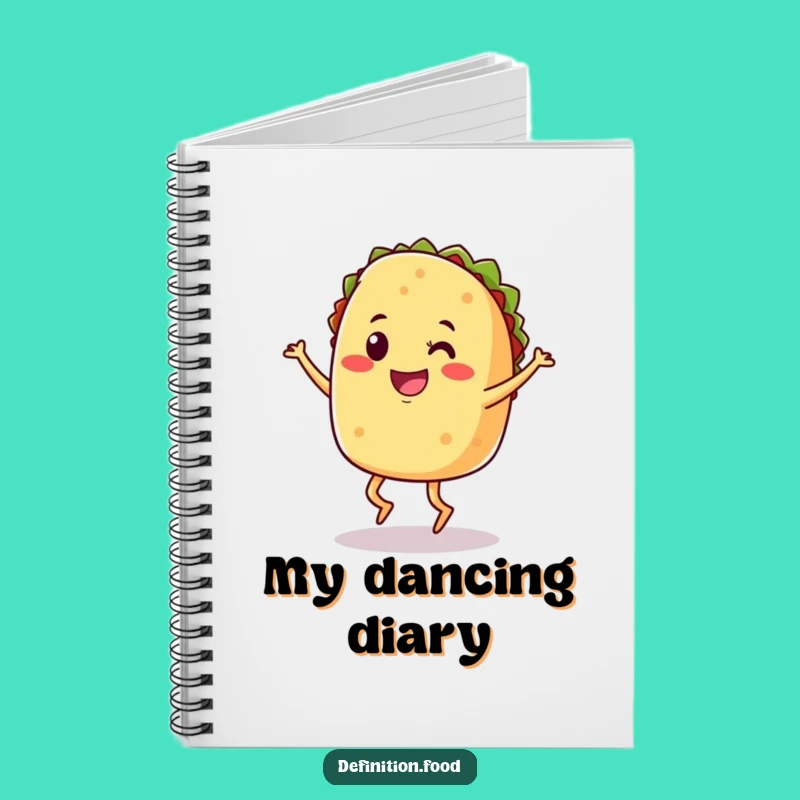 Funny Taco Dance Notebook: Jot Down Ideas with Joy