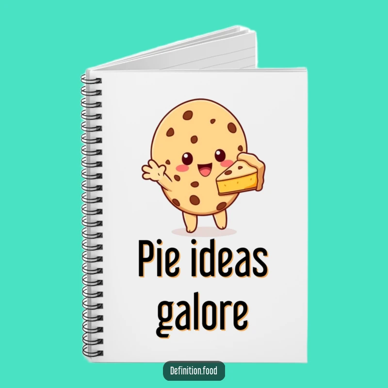 Funny Cookie Pie Notebook - Sharing Journal Gift