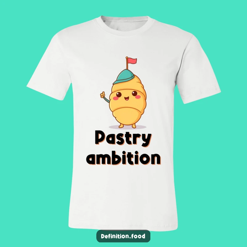 Funny Croissant Hat T-Shirt: Wear a Smile All Day Long