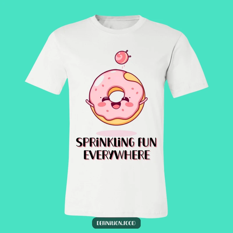 Funny Donut Candy Toss T-Shirt - Wear Your Sweetness Proudly!