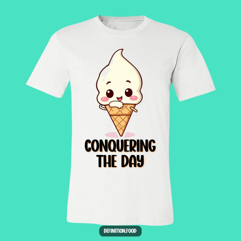 Funny Ice Cream Bite T-Shirt - Wear Your Sweet Triumph!