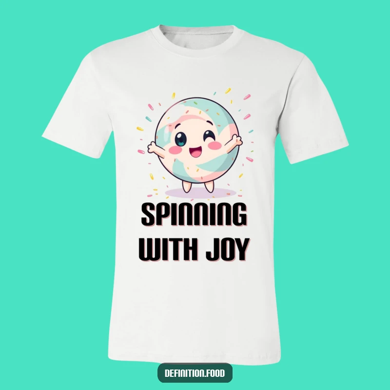 Funny Spinning Candy T-Shirt: Wear Your Joyful Spirit with Humor