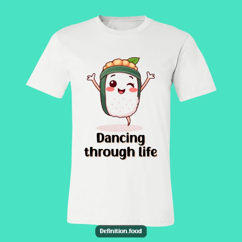 Funny Sushi Dance T-Shirt: Wear Your Love for Food and Fun with Giggles