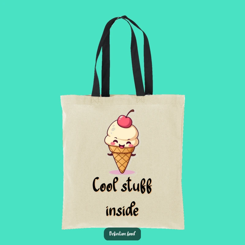Funny Ice Cream Cone Tote Bag: Carry Your Sweetness Everywhere Gift