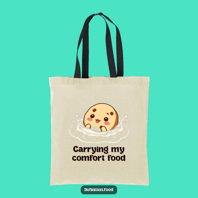 Funny Cookie Swim Tote Bag - Chic Milk Character Carry-All Gift