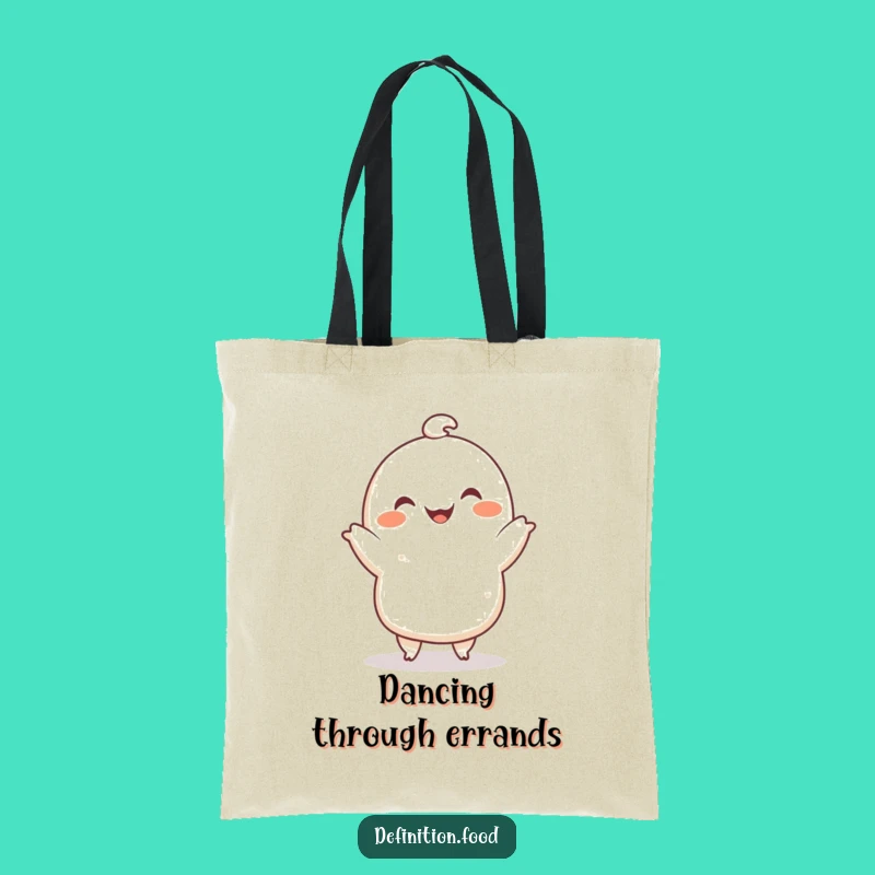 Funny Dumpling Dance Tote Bag, Carry Your Snacks, The Ultimate Humorous Gift